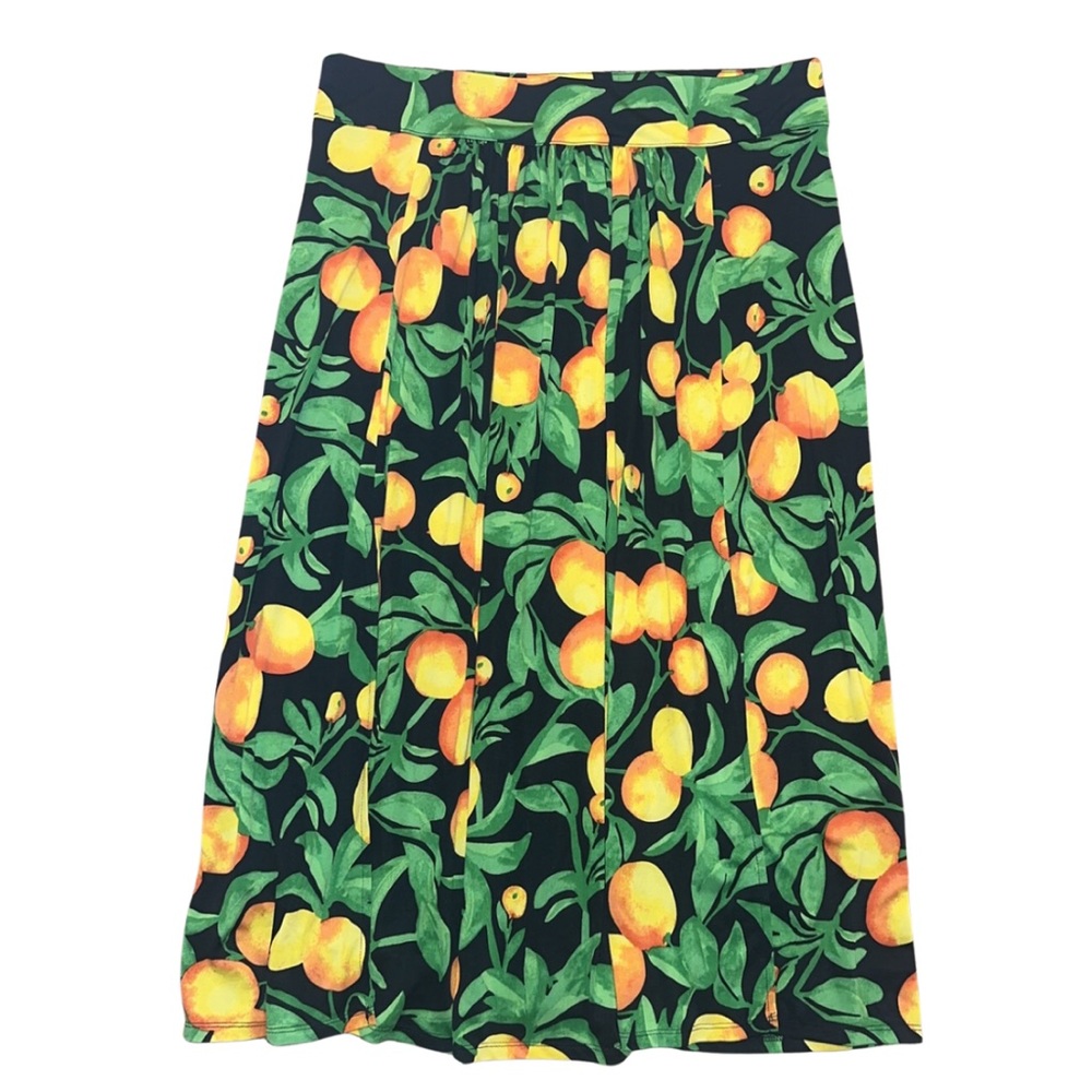 New York Clothing Co. Multi color maxi skirt. Ankle length with two slits.